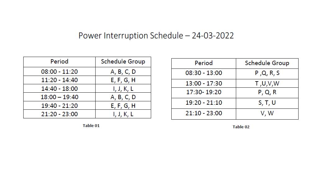 sri-lanka-schedules-power-cuts-of-over-6-hours-for-march-24-economynext