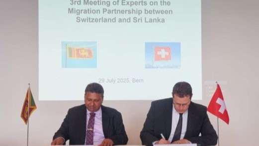 Sri Lanka and Switzerland commit to promoting safe, orderly, and regular migration