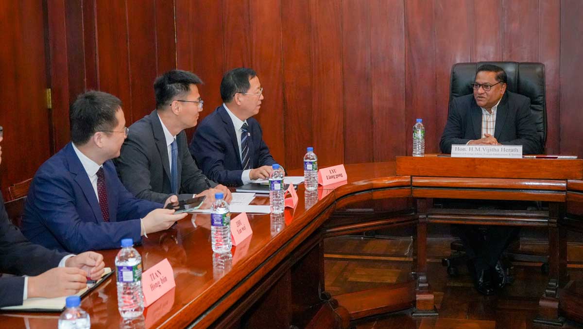 Sinopec VP meets Sri Lanka Foreign Minister to iron out refinery issues
