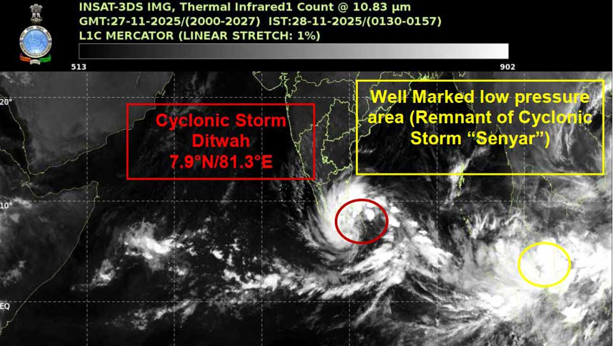 Cyclone Ditwah kills 123 in Sri Lanka, 130 missing