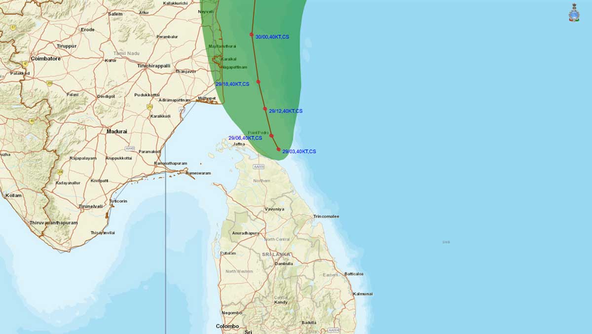 Cyclone Ditwah kills 132 in Sri Lanka 646,000 hit by floods, landslides