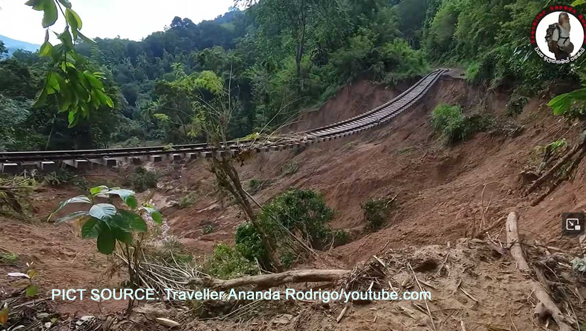 Sri Lanka railway tracks ‘left hanging’ by Cyclone Ditwah : GM